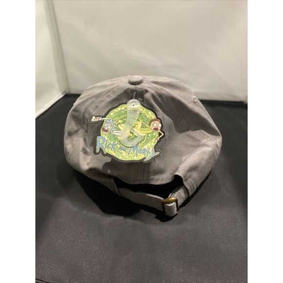 RICK AND MORTY SNUFFLES ROBOT DOG OFFICIALLY LICENSED CAP NEW GRAY HAT - Picture 3 of 4